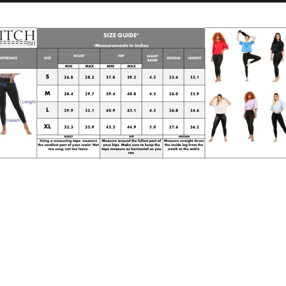 STITCH-ISH & CO. High Waist Faux Leather Leggings - Picture 4 of 4